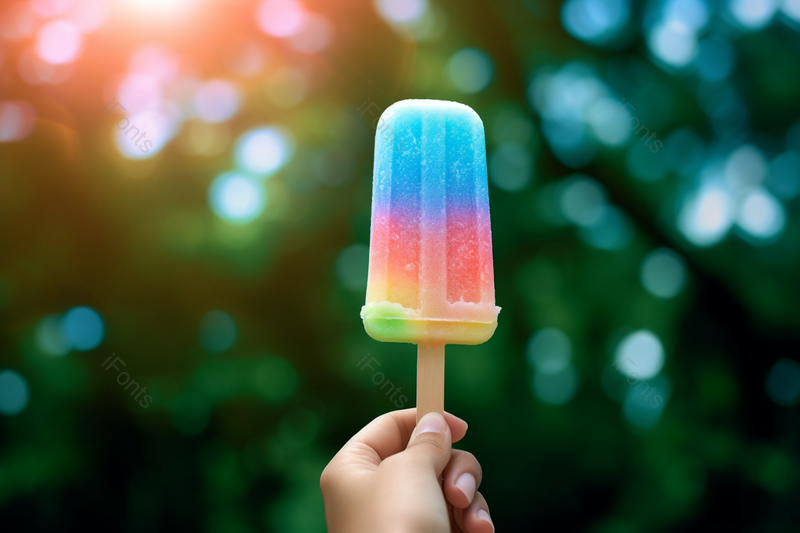 夏天手拿彩色冰激凌,高清,摄影图,摄影图片,图片大全,摄影图免费下载